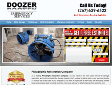 Tablet Screenshot of doozerconstruction.com